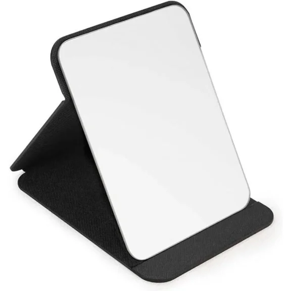KNACK- Portable Folding Makeup Mirror 8X6 Inch Table Vanity Desk Travel Mirror Desktop