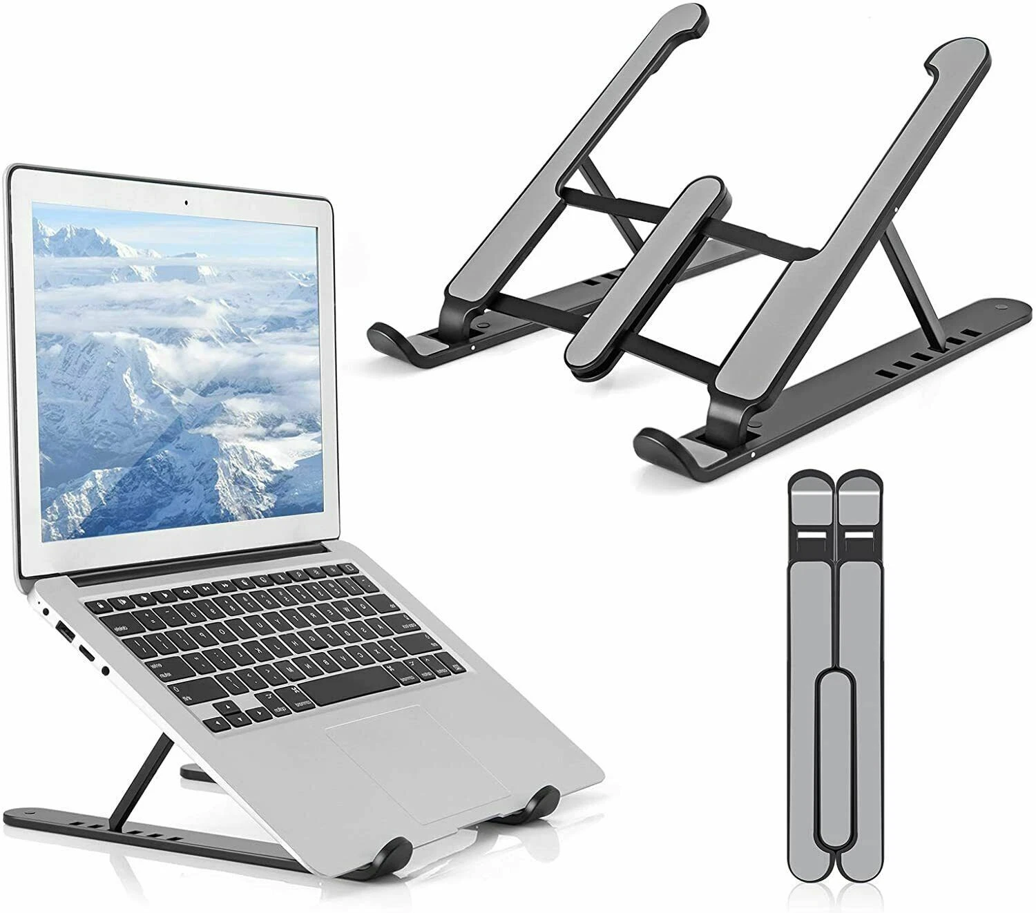 KNACK- Portable Laptop Stand Adjustable Foldable Notebook Tablet Holder Computer Desk