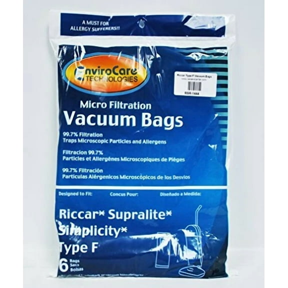 KNACK - Riccar, Simplicity Type F Vacuum Cleaner Bags