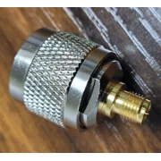 KNACK- Rp-Sma Female To N-Male Connector Barrel Adapter For Wi-Fi Coaxial Cables