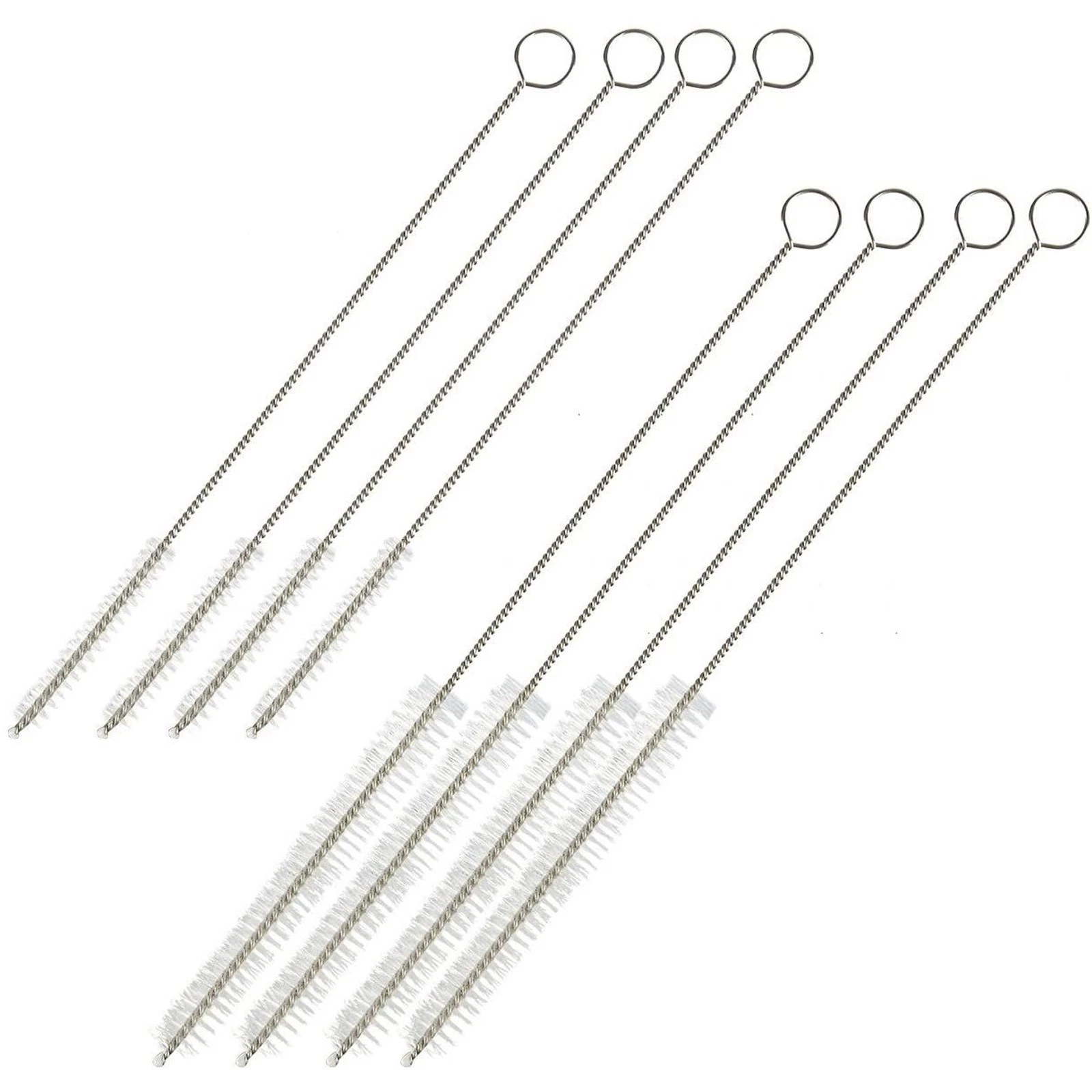 KNACK- Straw Cleaning Brush - 8-Pack Stainless Steel Cleaners With Long Design For And