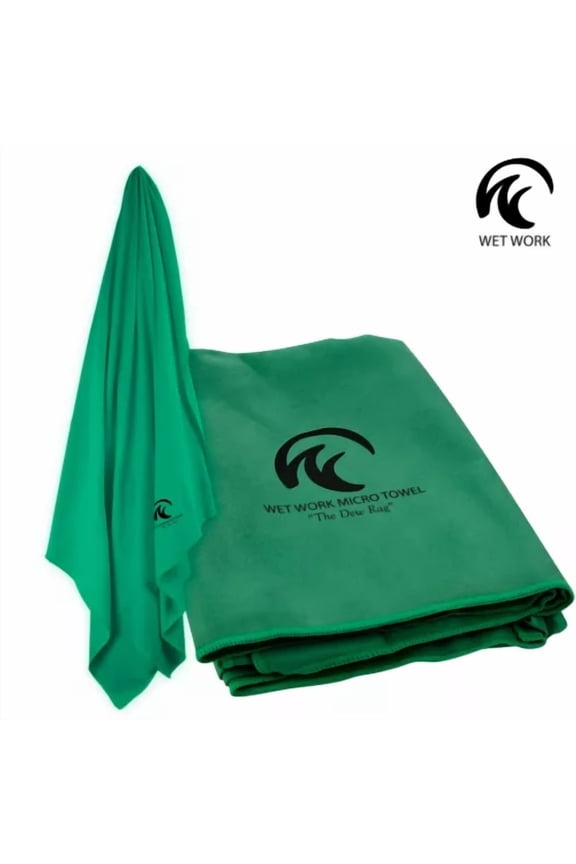 - Wet Work Dew Rag Microfiber Towel Xl (60"X36")- Green