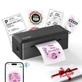 thumbnail image 1 of KNAON 4x6 Bluetooth Thermal Label Printer, Wireless Shipping Printer for Small Business, Compatible with iOS, Android, Windows, Mac, Black, 1 of 9