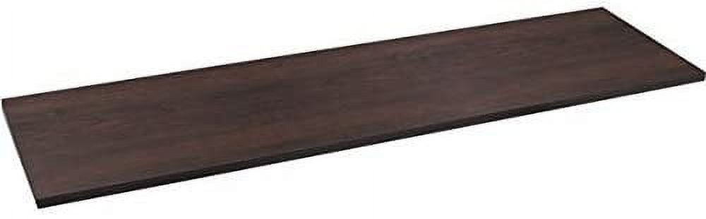 Espresso Melamine 36" x 12" Heavy-Duty Shelf Board