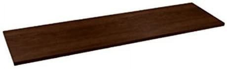 Espresso Melamine 36" x 12" Heavy-Duty Shelf Board