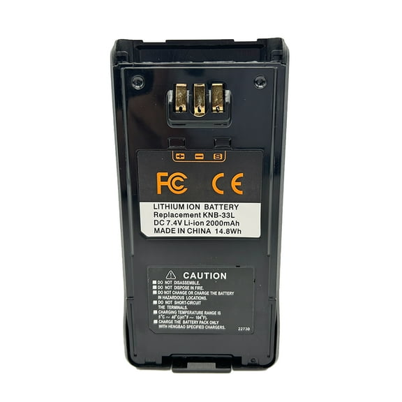 KNB-33L KNB-33 KNB-33Li 2000mAh Li-ion Battery Compatible with TK-2180 TK-3180 TK2180 TK3180 TK-5210 TK-5310 TK-5410 TK5210 TK5310 TK5410 NX-410