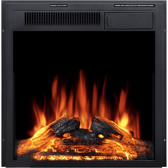 KNDKO 22'' Free Standing Electric Fireplace Adjustable Flame,Remote,750-1500W Heating (22''X23'')