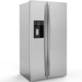 thumbnail image 1 of KNDKO 25.6 Cu.Ft Stainless Steel Side-by-Side Refrigerators with Freezer & Ice Maker, 1 of 13