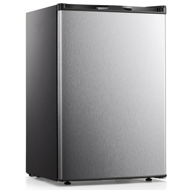 KNDKO 3.0Cu.ft Upright Freezer, Compact Freezer with Removable Shelves, Adjustable Thermostat for Home/Kitchen/Office, SILVER