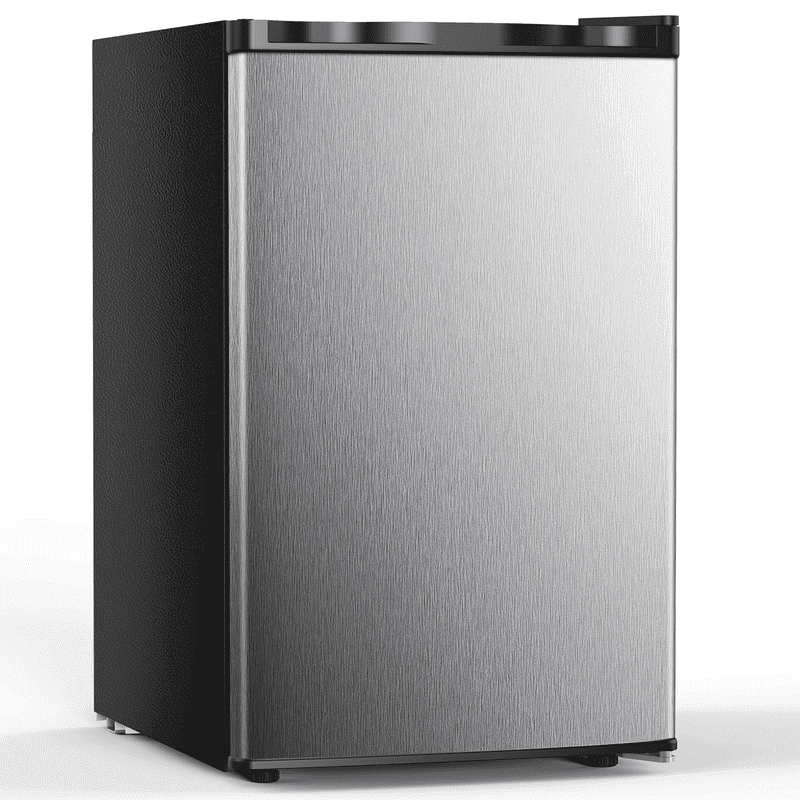 KNDKO 3.2Cu.ft Upright Freezer, Compact Freezer with Removable Shelves, Adjustable Thermostat for Home/Kitchen/Office, SILVER