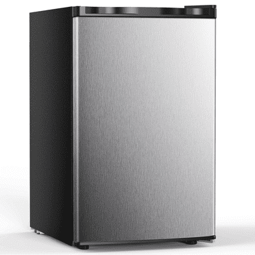 KNDKO 3.5Cu.ft Upright Freezer, Compact Freezer with Removable Shelves, Adjustable Thermostat for Home/Kitchen/Office, SILVER