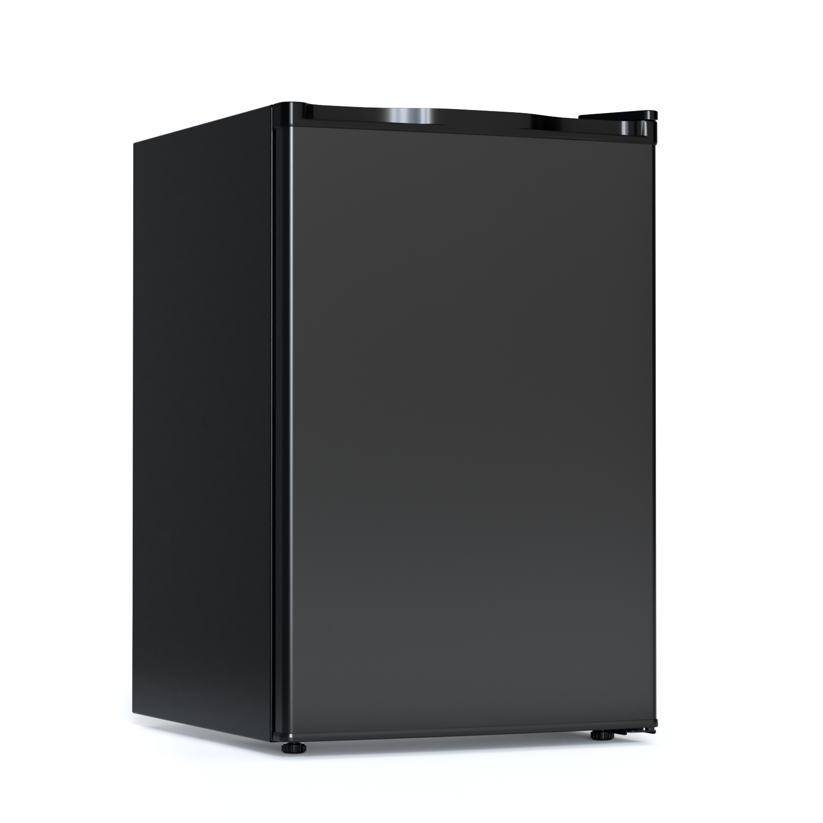 KNDKO 4.4 Cu.Ft Mini Fridge with Freezer, Apartment Refrigerator with Reversible Door, Adjustable Thermostat for Bedroom Dorm Office Kitchen, Black