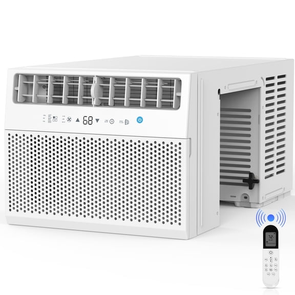 KNDKO Medium Room Window Air Conditioner Remote Included ( 115-Volt , 10000-BTU )