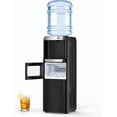thumbnail image 1 of KNDKO Water Dispenser with Ice Maker,Top Loading Hot & Cold Water Cooler for 5 Gallon Bottles,33LBS/24H Bullet Ice Maker Output,Child Safety Lock,Ideal for Home,Office,Garage - Black, 1 of 7