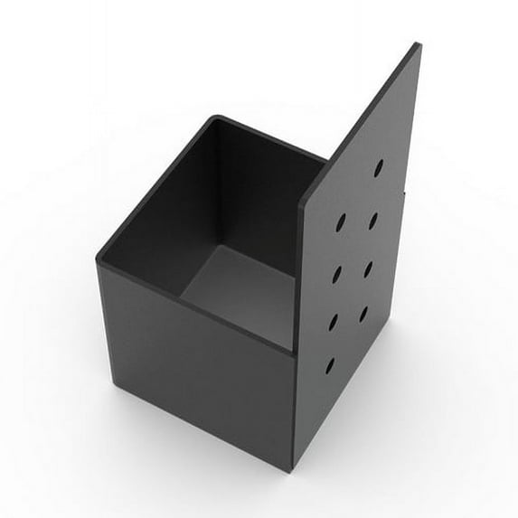 Toja Grid Knect Black Steel Mounting Bracket 14 Ga. 6 in. L