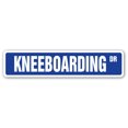 thumbnail image 1 of KNEEBOARDING Street Sign skiing skis watersports kneeboard boogie | Indoor/Outdoor |  24" Wide, 1 of 5
