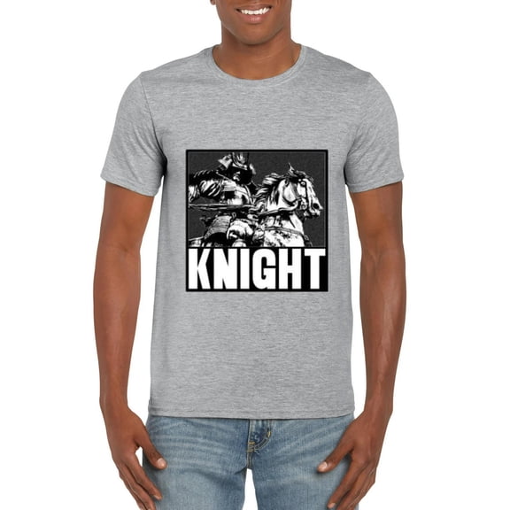 KNIGHT Medieval Warrior Armor Sword Shield Castle History T-Shirt, for men & women, up to size 5XL