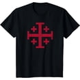 thumbnail image 1 of KNIGHTS TEMPLAR JERUSALEM CROSS KINGDOM OF JERUSALEM T-Shirt, 1 of 3