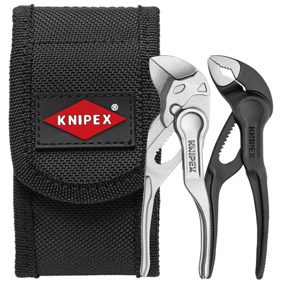 KNIPEX 2PC Mini Pliers Set in a Belt Pouch