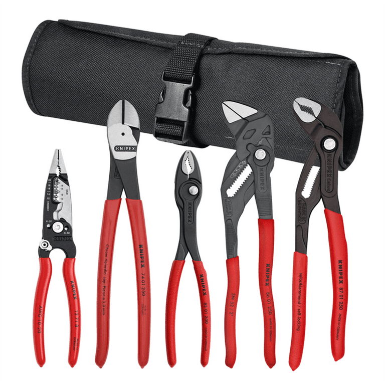 8380274 コンビシャルター 03740355  5シリーズ KNIPEX 9K0080150US 5 Piece Core Pliers Set Cobra TwinGrip Wrench