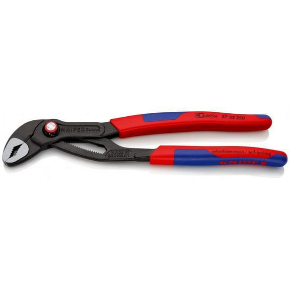 KNIPEX - 87 22 250 - 10" Cobra QuickSet Water Pump Pliers