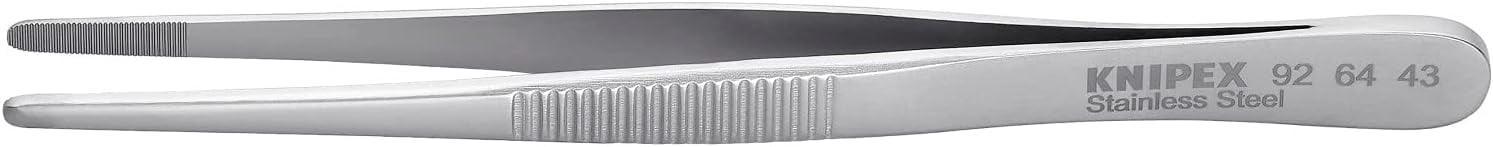 KNIPEX - 92 64 43 Tools - Precision Tweezers, Chrome (926443)