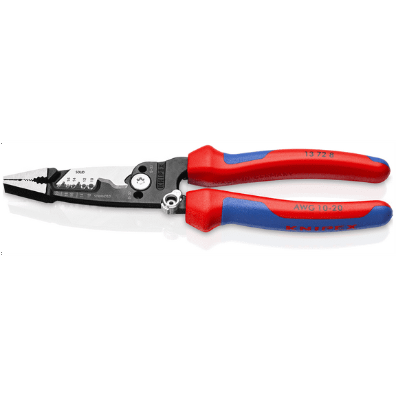 KNIPEX Forged Wire Strippers packaged in clam shell- Multi-Component Handle