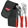 thumbnail image 1 of KNIPEX Tools 00 20 72 V01, Mini Cobra Pliers and Pliers Wrench 2-Piece Set with Belt Pouch, 1 of 5