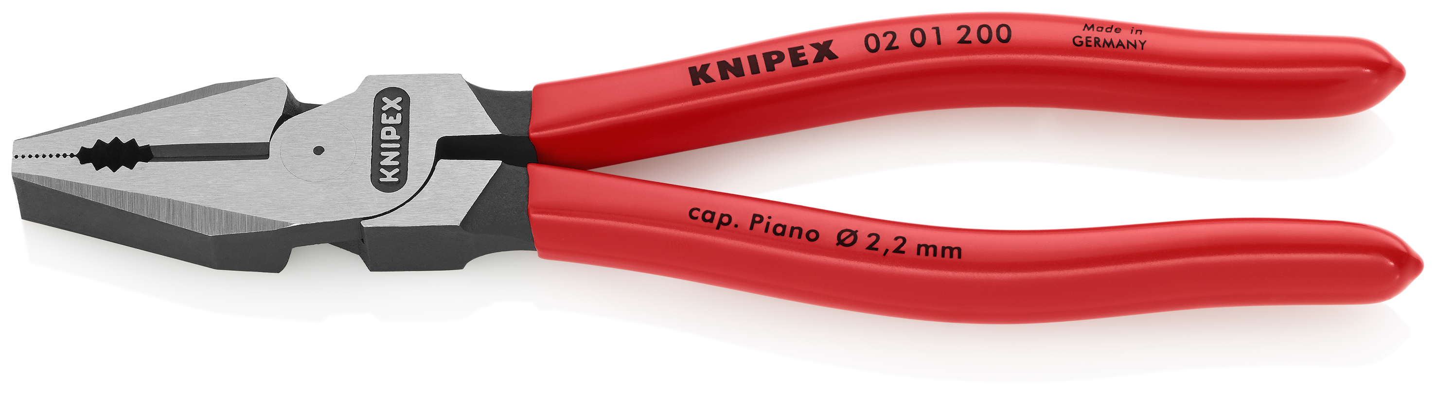 KNIPEX Tools 02 01 200, 8-Inch High Leverage Combination Pliers - image 1 of 8