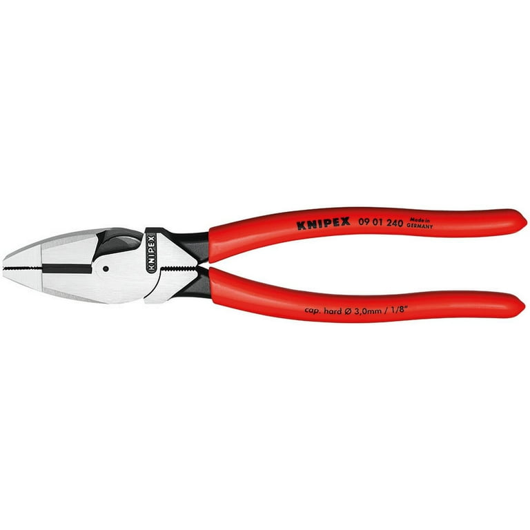 KNIPEX Tools 09 01 240 9.5-Inch Ultra-High Leverage Lineman's Pliers KNIPEX Tools 09 01 240 9.5-Inch Ultra-High Leverage Lineman's Pliers