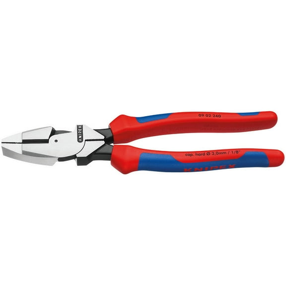 KNIPEX Tools 09 02 240 9.5-Inch Ultra-High Leverage Lineman's Pliers