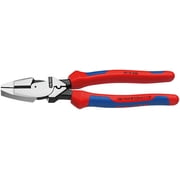 KNIPEX Tools 09 12 240 9.5-Inch Ultra-High Leverage Linemans Pliers with Fish Tape Puller and Crimper