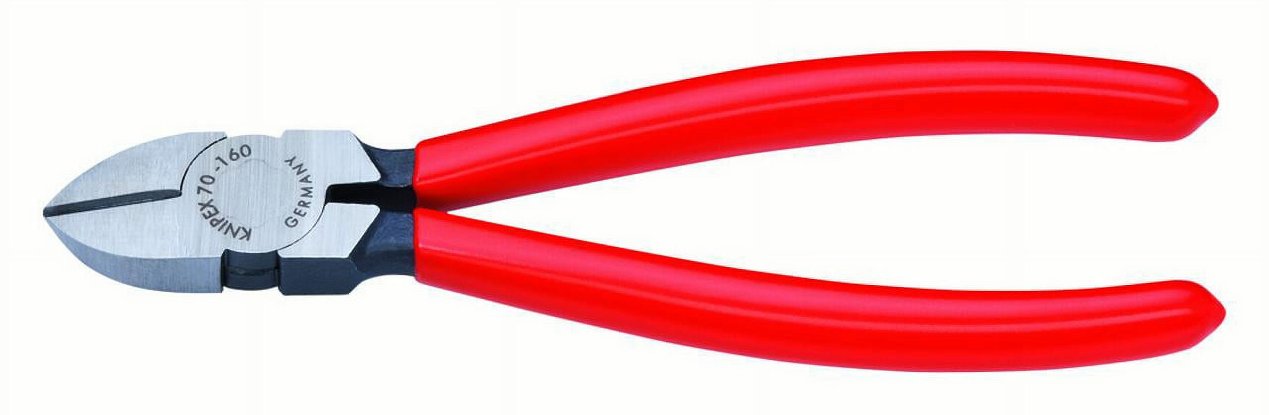 KNIPEX Tools 70 01 160, 6.25-Inch Diagonal Cutters
