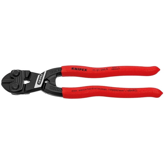 KNIPEX Tools 71 01 200 R CoBolt High Leverage Compact Fencing Bolt Cutters