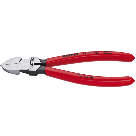 KNIPEX Tools 72 01 160, 6.25-Inch Diagonal Flush Cutters