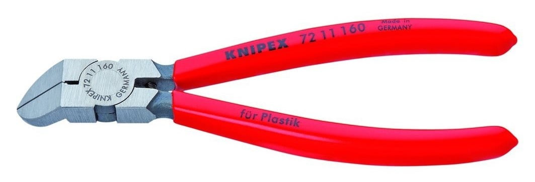 KNIPEX Tools 72 11 160, 45-Degree Angled Head Diagonal Flush Cutters