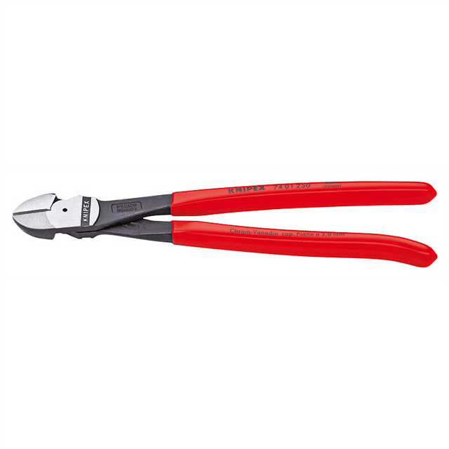 KNIPEX Tools 74 01 250, 10-Inch High Leverage Diagonal Cutters