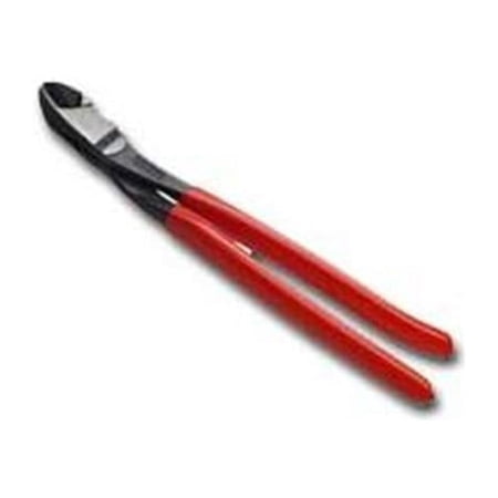 KNIPEX Tools 74 21 250, 10-Inch High Leverage Angled Head Diagonal Cutters