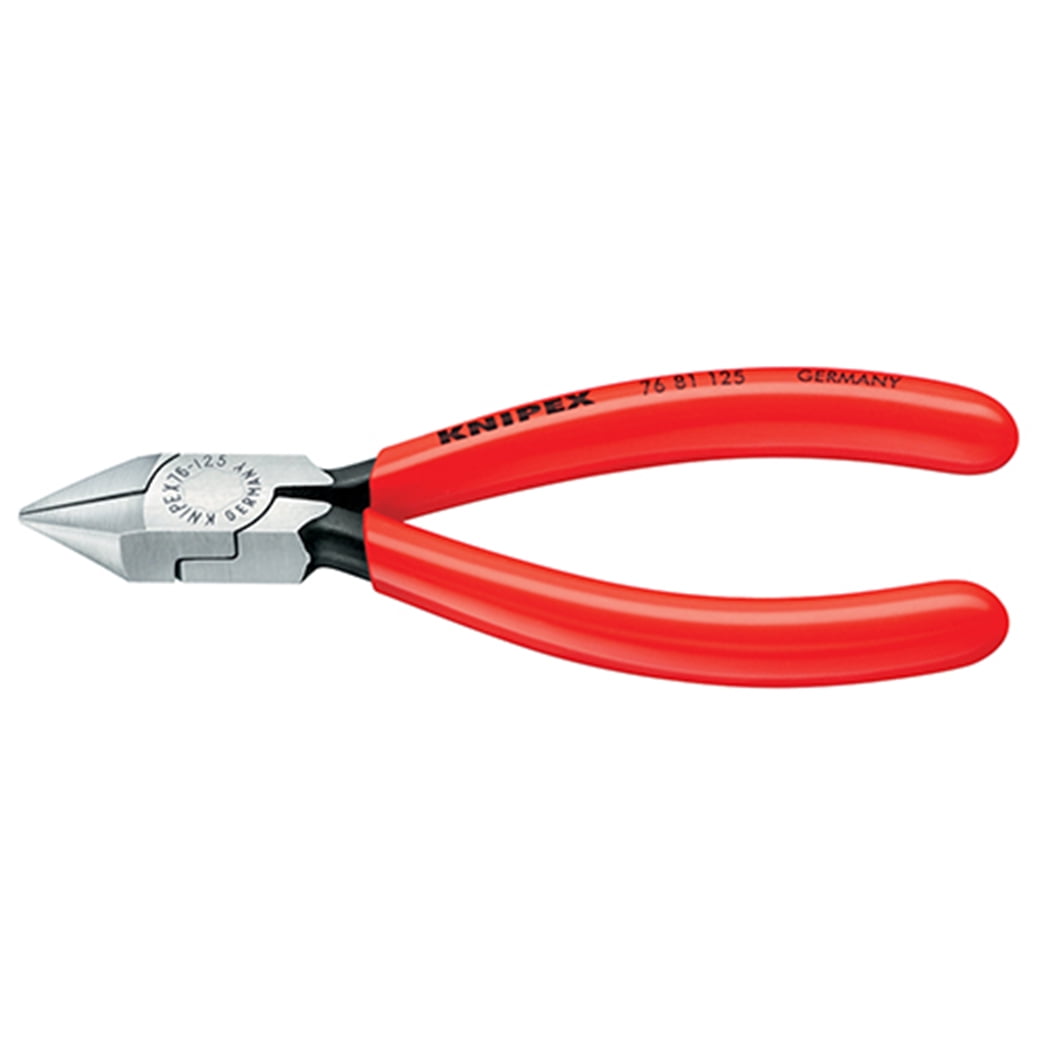 KNIPEX Tools 76 81 125 Electronics Diagonal Cutters with Tapered Head