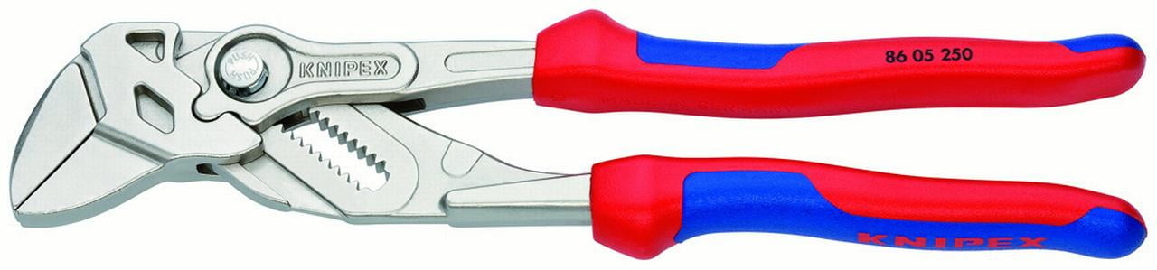 KNIPEX Tools 86 05 250, 10-Inch Pliers Wrench with Comfort Grip Handles