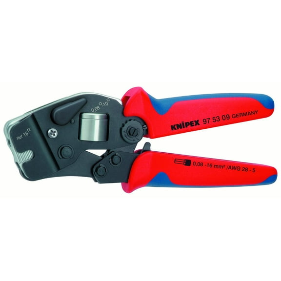 KNIPEX Tools 97 53 09 Self-Adjusting Crimping Pliers for End Sleeves