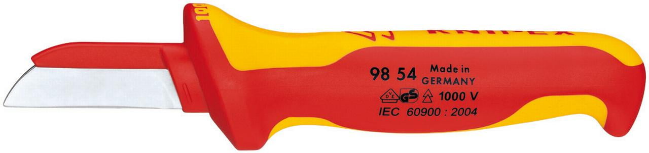 KNIPEX Tools 98 54, 1,000V Insulated Cable Knife