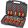 thumbnail image 1 of KNIPEX Tools 98 98 30 US, 1000V Insulated Pliers, Cutters, and Screwdriver Industrial Tool Set, 10-Piece, 1 of 5
