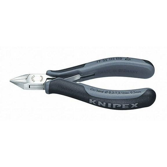 KNIPEX Tools - Electronics Diagonal Cutters, ESD (7732115ESD)