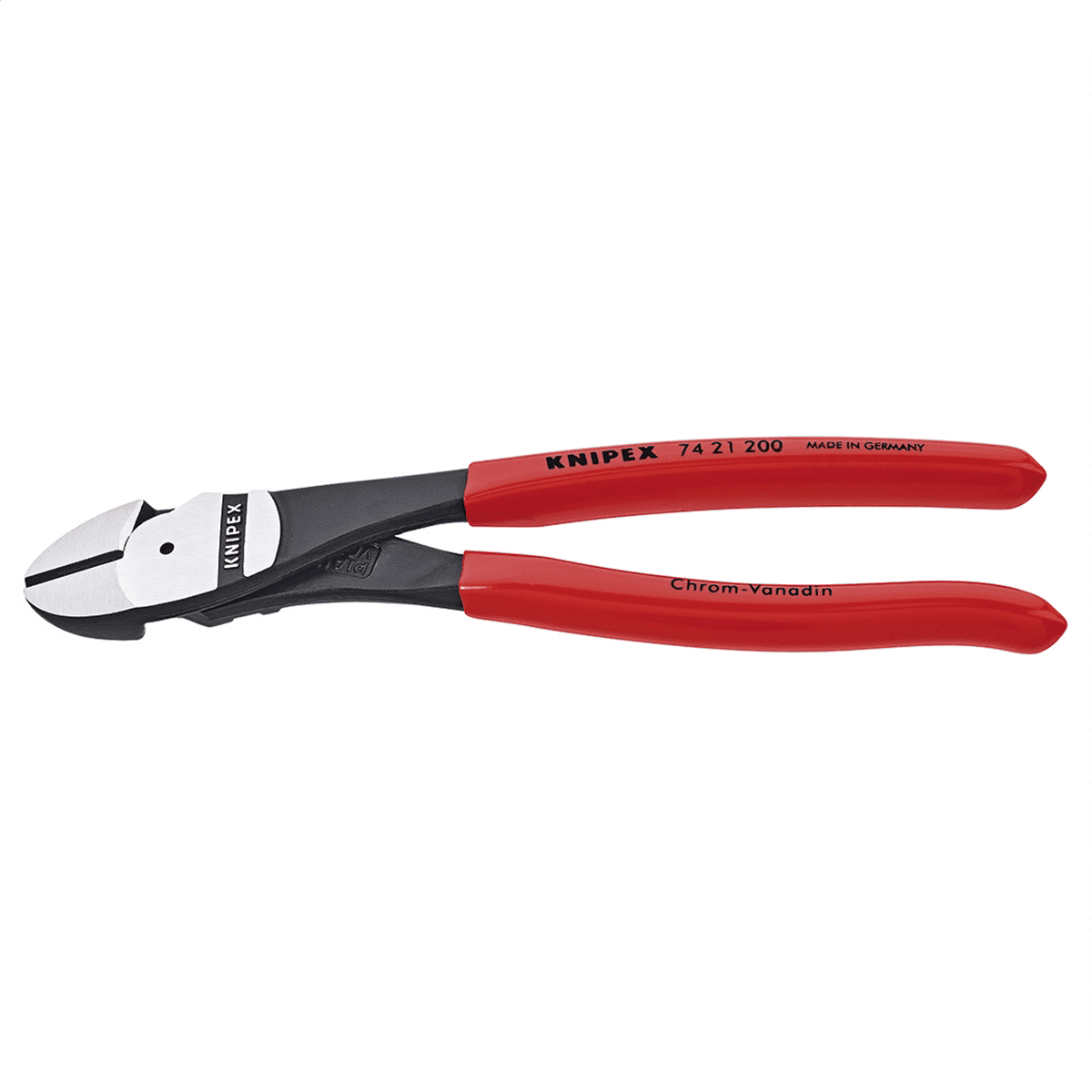 KNIPEX 8" HIGH LEV. ANGLED DIAGONAL CUTTERS CARDED
