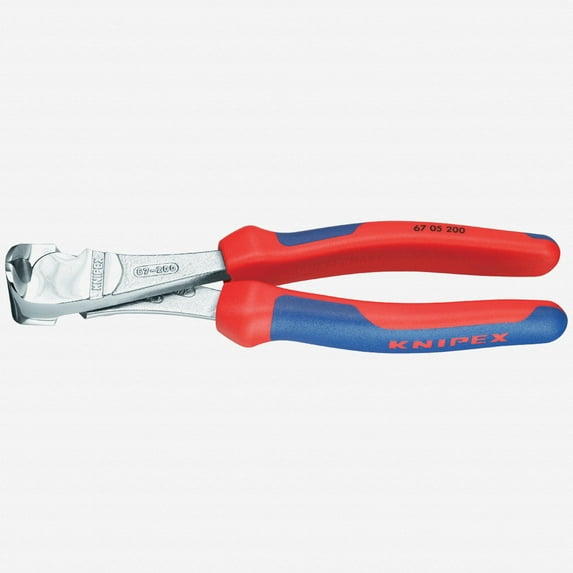 KNIPEX Tools - High Leverage End Cutter, Chrome, Multi-Component (6705140)