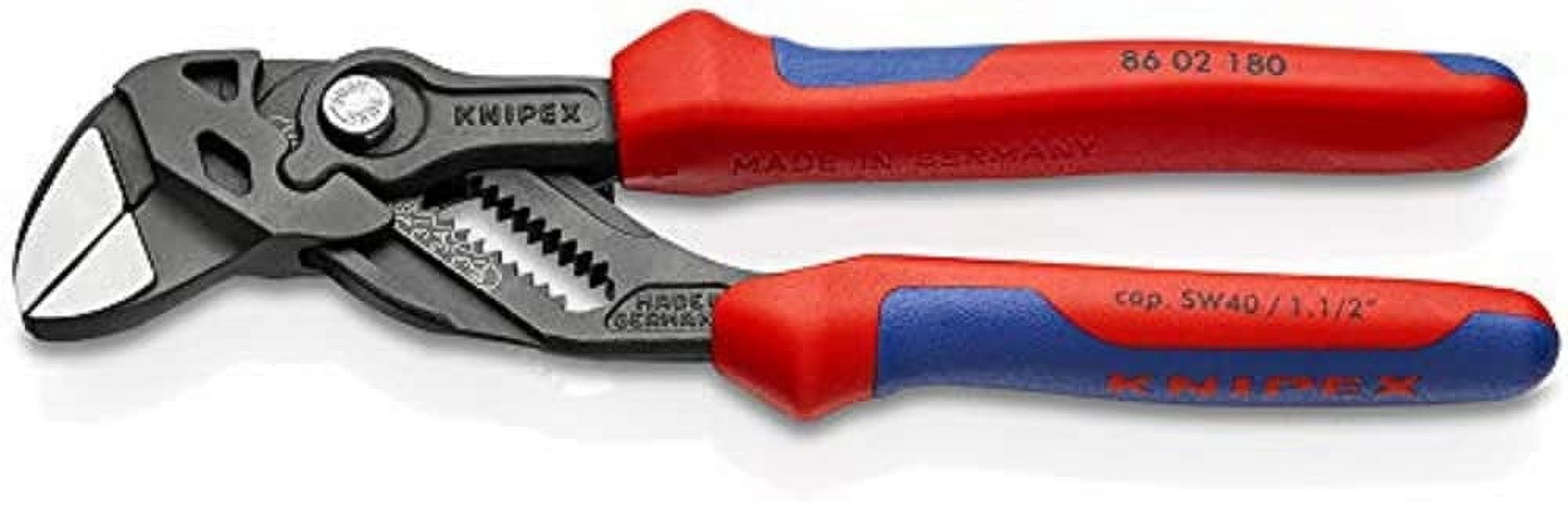 KNIPEX Tools - Pliers Wrench, Black Finish, Multi-Component (8602180) 102