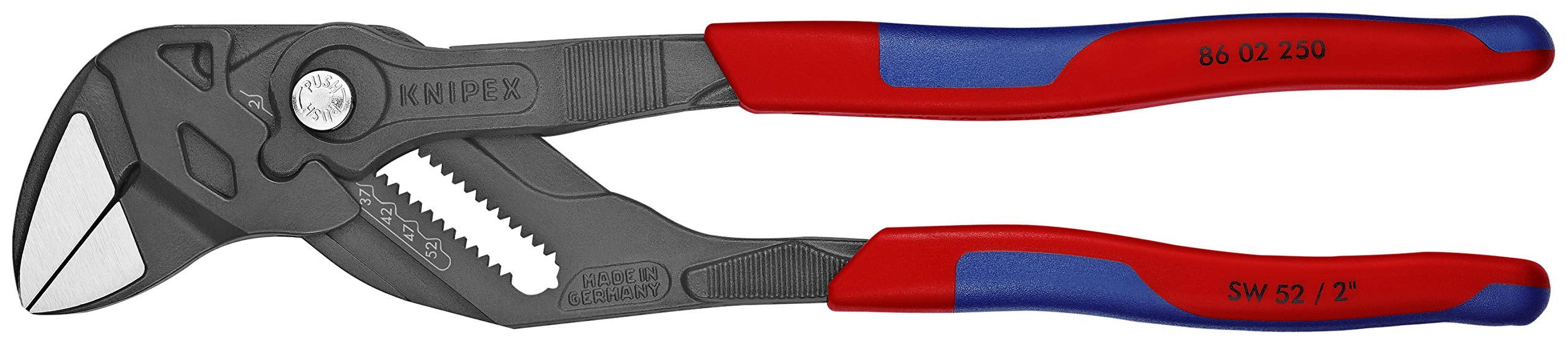 KNIPEX Tools - Pliers Wrench, Black Finish, Multi-Component (8602250) CA2
