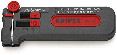 Knipex Knipex Tools - Precision Mini Wire Stripper, 26-36 Awg (1280040Sb) Pliers