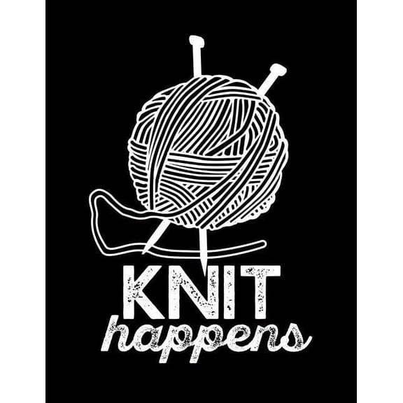 KNIT HAPPENS Knitting Graph Paper 2: 3: Design Your Own Knitting Projects 8.5" x 11" 200 Pages (Paperback)